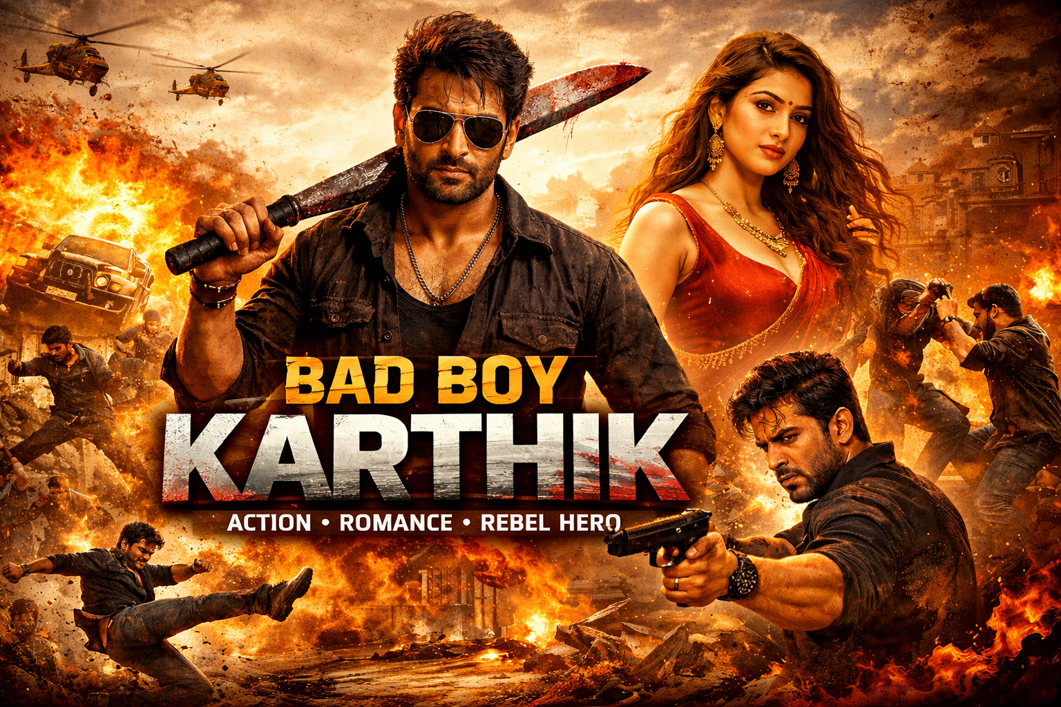 Bad Boy Karthik – South Indian Action Movie Story, Review & Cast Details 2 Bad Boy Karthik – South Indian Action Movie Story, Review & Cast Details